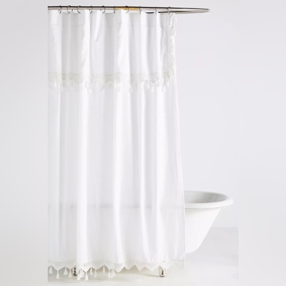 New🌟Tasseled Antioch Shower Curtain